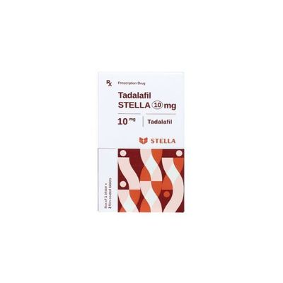 Viên uống rối loạn cương dương Tadalafil STELLA 10mg hộp 2 viên mẫu mới