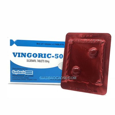 Viên uống rối loạn cương dương Vingoric 50 hộp 1 vỉ x 2 viên nén giao nhanh