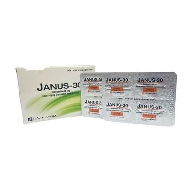 Viên uống xuất tinh sớm Janus-30 Davipharm hộp 2 vỉ x 4 viên giao nhanh