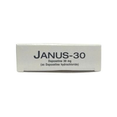 Viên uống xuất tinh sớm Janus-30 Davipharm hộp 2 vỉ x 4 viên đóng gói kín