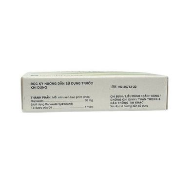 Viên uống xuất tinh sớm Janus-30 Davipharm hộp 2 vỉ x 4 viên hàng chuẩn