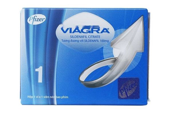 Viên uống rối loạn cương dương Viagra 100mg hộp 1 viên