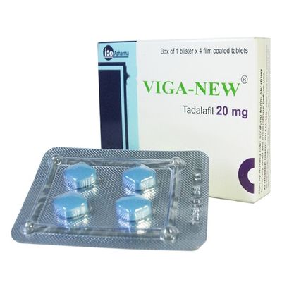 Viên uống rối loạn cương dương Viga-new 20mg hộp 4 viên