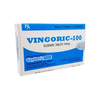 Viên uống rối loạn cương dương Vingoric 100 hộp 1 vỉ x 4 viên bản tiêu chuẩn