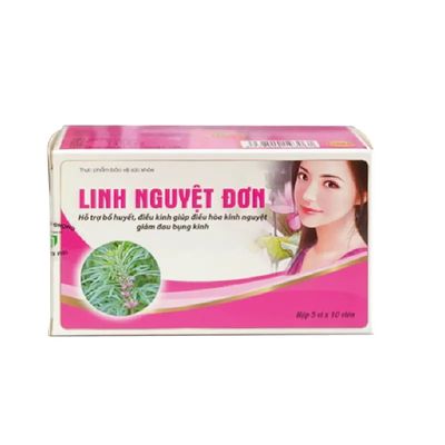 Viên uống bổ huyết, điều kinh Linh Nguyệt Đơn hộp 50 viên hàng có sẵn
