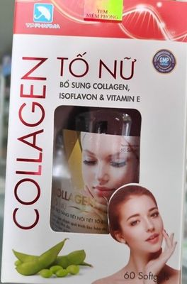Viên uống bổ sung Collagen Tố Nữ TP Pharma hộp 1 lọ x 60 viên hàng có sẵn