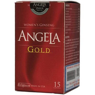 Viên uống cân bằng nội tiết tố nữ, giúp đẹp da Sâm Angela Gold hộp 1 lọ 15 viên