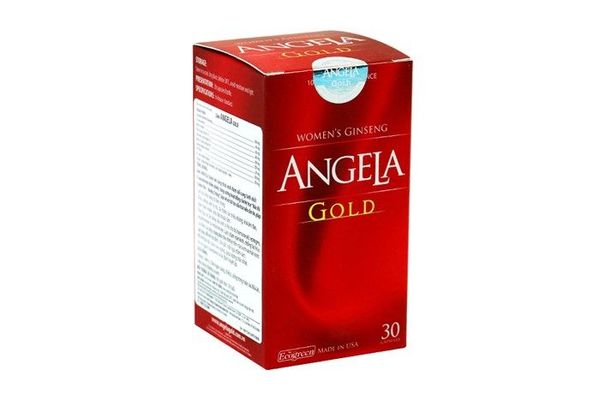 Viên uống cân bằng nội tiết tố nữ, giúp đẹp da Sâm Angela Gold hộp 1 lọ 30 viên hàng có sẵn