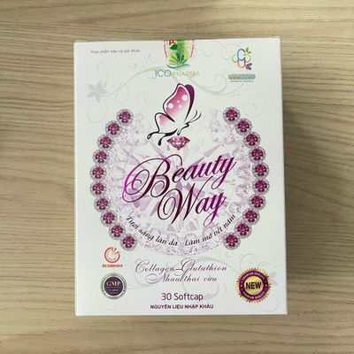 Viên uống collagen nhau thai cừu Beauty Way ICOPharma hộp 1 lọ 30 viên