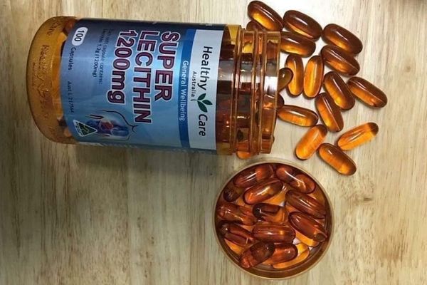 Viên uống mầm đậu nành Super Lecithin 1200mg hộp 100 viên