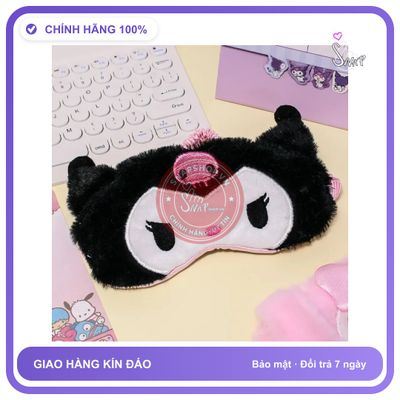 Bịt Mắt Bé Thỏ Bông Dễ Thương N187 Đen chính hãng - set đầy đủ phụ kiện, chất vải mềm mát, đường may tỉ mỉ - giao hàng che tên kín đáo