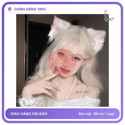 Phụ Kiện Cosplay Dễ Thương Cho Nữ Sexy Gợi T605 Kẹp Hồng chính hãng - chất lụa mát mềm, phối ren, chất vải mềm mát - giao hàng che tên hàng có sẵn