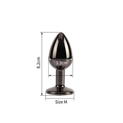 Phích Cắm Hậu Môn Matrix Mont Tungsten Black Size M chính hãng - chất liệu an toàn cho da, dễ vệ sinh, êm ái khi dùng - giao hàng che tên kín đáo