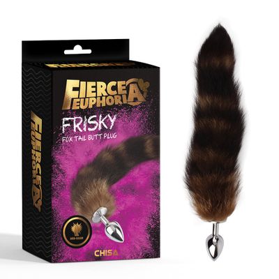 Đuôi Cáo Inox Fierce Euphoria Frisky Fox | BDSM chính hãng - chất liệu an toàn cho da, dễ vệ sinh, êm ái khi dùng - giao hàng che tên kín đáo
