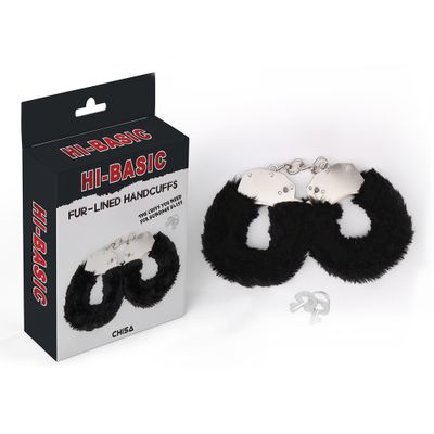 Còng Tay Thép Chisa Hi-Basic Fur-Lined Handcuffs chính hãng - chất liệu an toàn cho da, dễ vệ sinh, êm ái khi dùng - giao hàng che tên kín đáo
