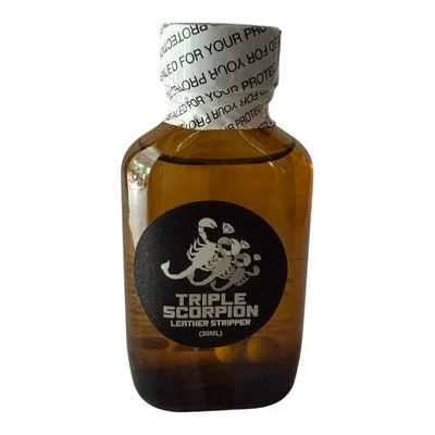 Poppers Mỹ Tripple Scorpion Black 30ml - Leather Stripper