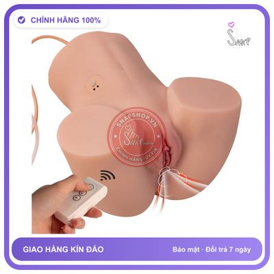Torso Sonia Âm Đạo Giả Cao Cấp Rung Rên chính hãng - điều khiển từ xa, chất liệu an toàn cho da, dễ vệ sinh - giao hàng che tên kín đáo