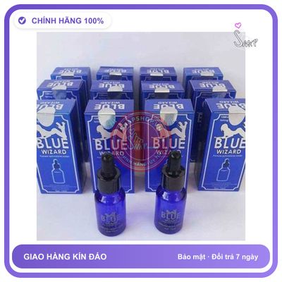 (Che Tên) Nước Hỗ Trợ Nữ Có Cảm Giác Tình Yêu Cao Cấp Blue Wizard Dung tích 20ml Chính hãng Cao Cấp Bảo Đảm