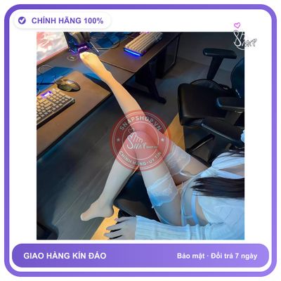 Tất Đùi Lưới Và Lụa Cao Cấp Quần Tất T809 Trắng chính hãng - chất lụa mát mềm, phối ren, co giãn thoải mái - giao hàng che tên kín đáo