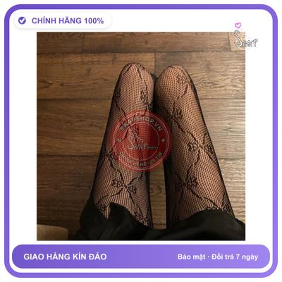 Tất Đùi Lưới Và Lụa Cao Cấp Quần Tất Lưới Bướm Đen chính hãng - chất lụa mát mềm, phối ren, co giãn thoải mái - giao hàng che tên kín đáo