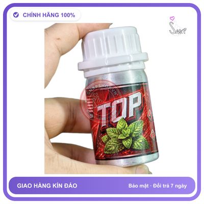 Popper Khô Top Hương Bạc Hà USA chính hãng - hương dịu không nồng, hàng chuẩn nhập khẩu, nắp kín không bay hơi - giao hàng che tên kín đáo