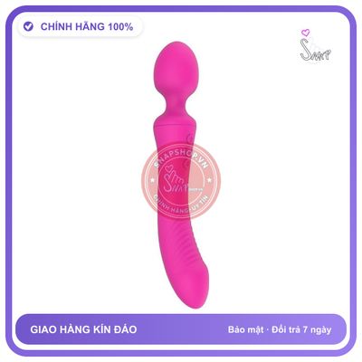 Chày Rung 2 Đầu Sparta 14 Chế Độ, Kích chính hãng - 14 chế độ rung, silicone y tế, chất liệu an toàn cho da - giao hàng che tên kín đáo