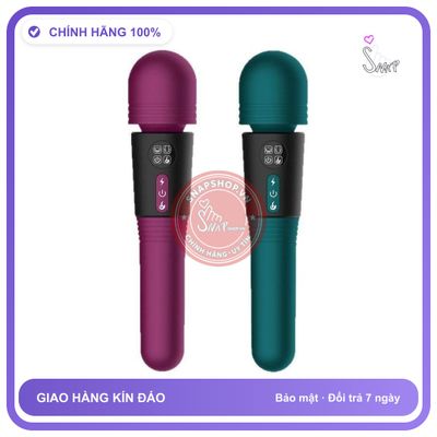 Máy Rung Ngụy Trang Hình Micro Làm Ấm 42°C chính hãng - 12 chế độ rung, có sưởi ấm, chất liệu an toàn cho da - giao hàng che tên kín đáo