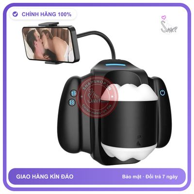 Handy Rocket Cốc Tự Động Thụt + chính hãng - sạc usb, đế hít tường, rung nhấp chuyển động đẩy tới và lui tự động - giao hàng che tên kín đáo