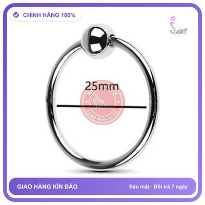 Vòng Đeo Dương Vật Bằng Inox 2.5cm chính hãng - sạc USB, chất liệu an toàn cho da, dễ vệ sinh - giao hàng che tên kín đáo