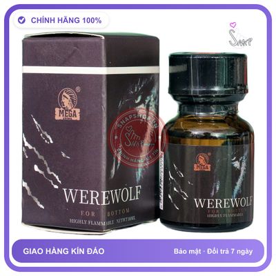Popper Werewolf For Bottom 10ml chính hãng - chai 10ml, hương dịu không nồng, hàng chuẩn nhập khẩu - giao hàng che tên kín đáo