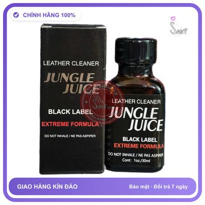 Chai Hít Tăng Khoái Cảm Popper Jungle Juice Black Chai 30ml chính hãng - hương dịu không nồng, hàng chuẩn nhập khẩu, nắp kín không bay hơi - giao hàng che tên kín đáo