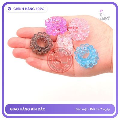 Vòng Đeo Dương Vật Chất Liệu TPE Siêu Mềm Dẻo 16 Bi chính hãng - silicone mềm mại, dễ vệ sinh, êm ái khi dùng - giao hàng che tên kín đáo