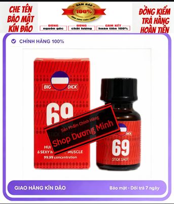 ( Sale) Chai Hít Kích Thích Hưng Phấn, Tăng Sự Ham Muốn Quan Hệ, Dòng Popper Cao Cấp 10ml USA 