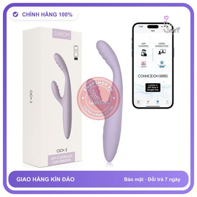 Máy Rung Kích Thích Điểm G Svakom Cici Plus chính hãng - 5 chế độ rung, điều khiển từ xa, có sưởi ấm - giao hàng che tên kín đáo