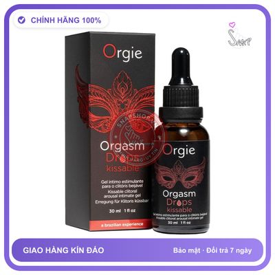 Gel Tăng Khoái Cảm Quan Hệ Bằng Miệng Orgie chính hãng - dung tích 30ml, dịu nhẹ an toàn cho da, dễ rửa sạch - giao hàng che tên kín đáo