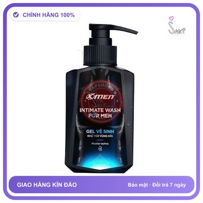 Gel Xmen Vệ Sinh Khử Mùi Vùng Kín 100ml chính hãng - sạc USB, chất liệu an toàn cho da, dễ vệ sinh - giao hàng che tên kín đáo
