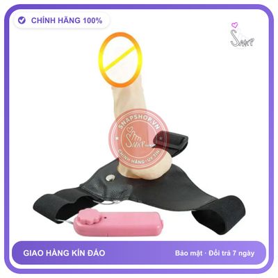 Dương Vật Giả Dây Đeo Có Rung Cho Cặp Đôi Lesbian chính hãng - sạc USB, chất liệu an toàn cho da, dễ vệ sinh - giao hàng che tên kín đáo
