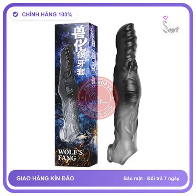 Bao Cao Su Đôn Dên Shi Niuniu Wolf s chính hãng - có gai nổi, ôm sát cảm giác thật, chất liệu latex an toàn - giao hàng che tên kín đáo