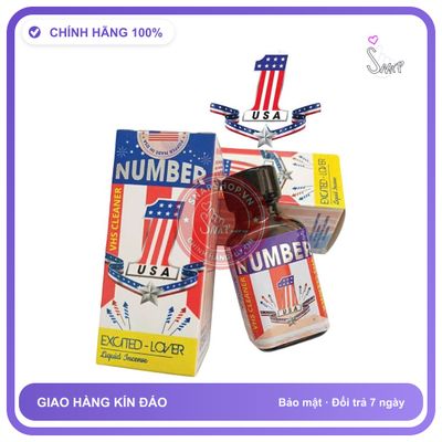 Popper Number 1 USA 30ml Chính Hãng - chai 30ml, hàng chuẩn nhập khẩu, nắp kín không bay hơi - giao hàng che tên kín đáo