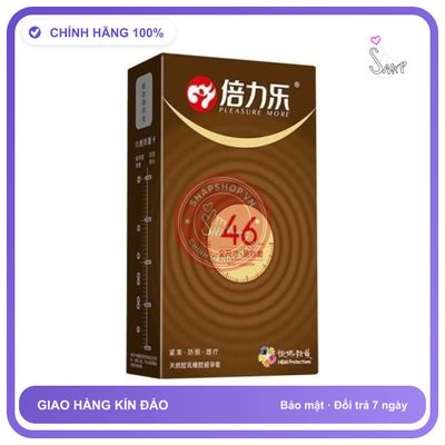 HBM - Bao cao su size nhỏ 46mm 46 Hộp 10 cái Chính Hãng Giao Kín