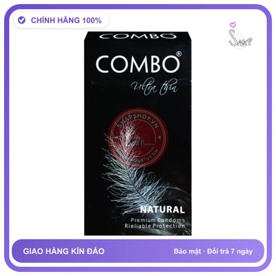 Bao Cao Su Combo - Mỏng Mịn, Không Mùi Hộp 10 Cái chính hãng - siêu mỏng, có hương thơm, ôm sát cảm giác thật - giao hàng che tên kín đáo