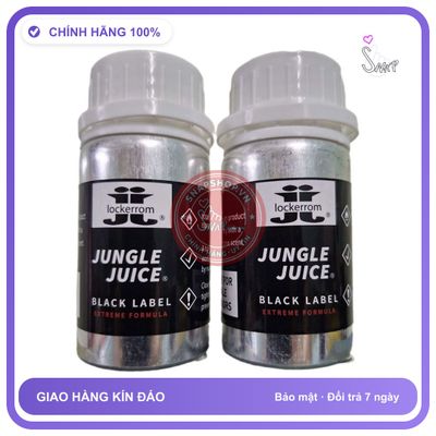 Popper Khô Jungle Juice Black Label USA chính hãng - hương dịu không nồng, hàng chuẩn nhập khẩu, nắp kín không bay hơi - giao hàng che tên kín đáo