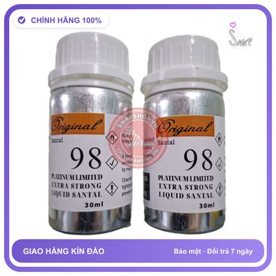 Popper Khô Original Santal 98 30ml chính hãng - chai 30ml, hương dịu không nồng, hàng chuẩn nhập khẩu - giao hàng che tên kín đáo