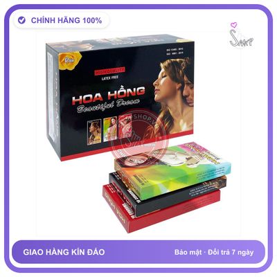 Bao Cao Su Gia Đình, Khách Sạn Hương Hoa chính hãng - có hương thơm, ôm sát cảm giác thật, chất liệu latex an toàn - giao hàng che tên kín đáo
