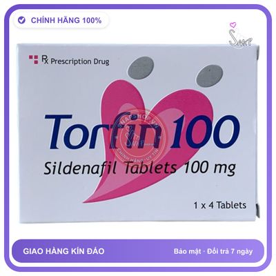 Viên Uống Cường Dương Torfin 100mg Bal Pharma 1 chính hãng - hàng chuẩn nguồn gốc rõ ràng, dùng đều đặn mỗi ngày, đóng gói kín đáo - giao hàng che tên kín đáo