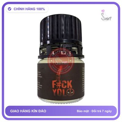 Popper Fuck YoLo 20ml Dành Cho Top Bot chính hãng - chai 50ml, hương dịu không nồng, hàng chuẩn nhập khẩu - giao hàng che tên kín đáo