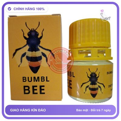Popper Bumble BEE 20ml Cực Mạnh, Chống lờn, Mùi Dịu, Phê Lâu chính hãng - chai 20ml, hương dịu không nồng, dòng mạnh - giao hàng che tên kín đáo