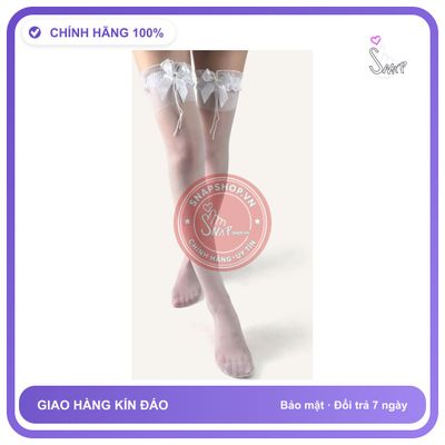 Vớ Đùi Trơn Thắt Nơ chính hãng - chất vải mềm mát, đường may tỉ mỉ, tôn dáng quyến rũ - giao hàng che tên kín đáo