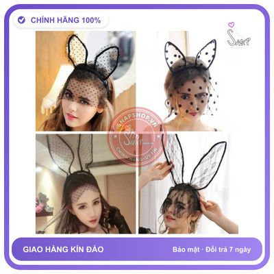 Mặt Nạ Tai Thỏ chính hãng - chất vải mềm mát, đường may tỉ mỉ, tôn dáng quyến rũ - giao hàng che tên kín đáo