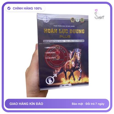Viên Uống Hoàn Lực Dương Plus Chính Hãng - Hộp 50 Viên - hỗ trợ tăng cường sinh lý, thành phần thiên nhiên, hàng chuẩn nguồn gốc rõ ràng - giao hàng che tên kín đáo
